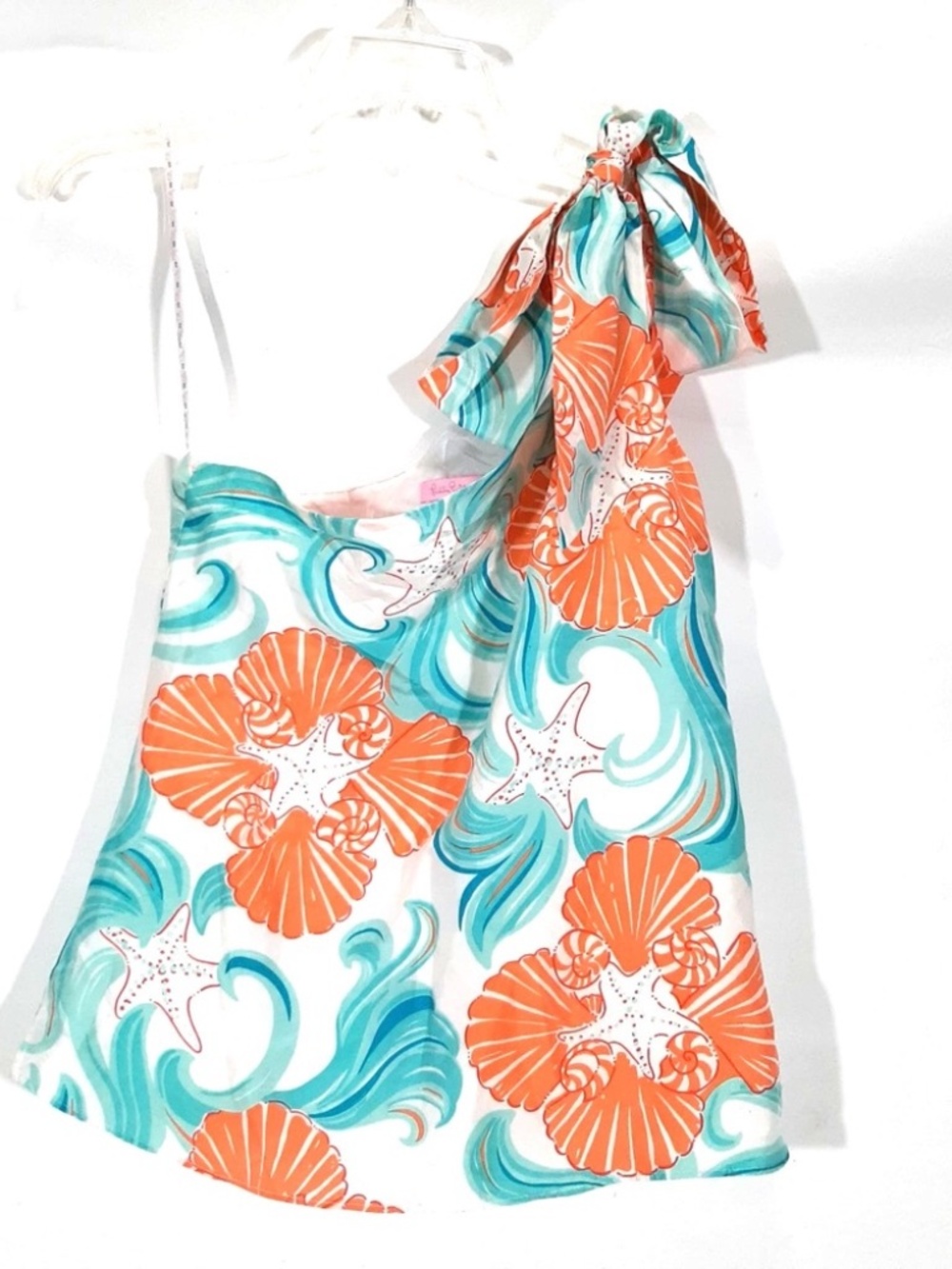 Lilly Pulitzer Silk Shoulder Bow Top Size 0 - EUC!!